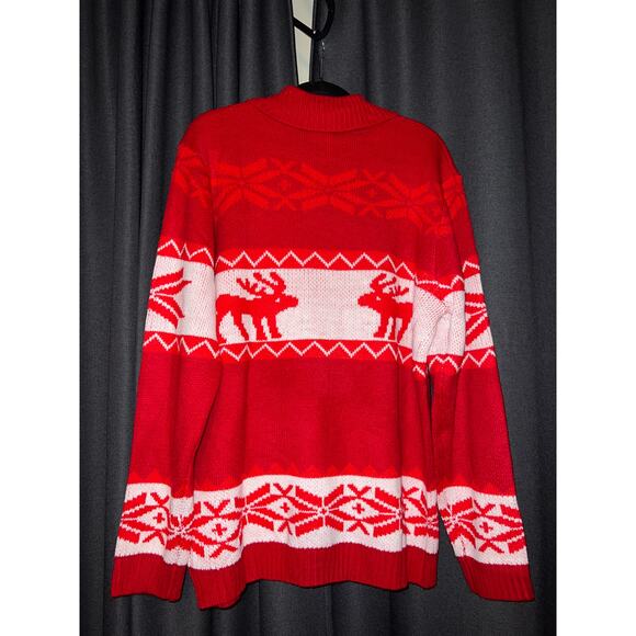 Ugly Christmas Sweater Xmas Cardigan Size XL NWT - Picture 3 of 3